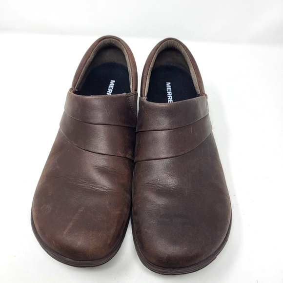 Merrell Women's Dassie Stitch Casual Shoe Espresso Slip On‎ J51694 Leather - Picture 1 of 10